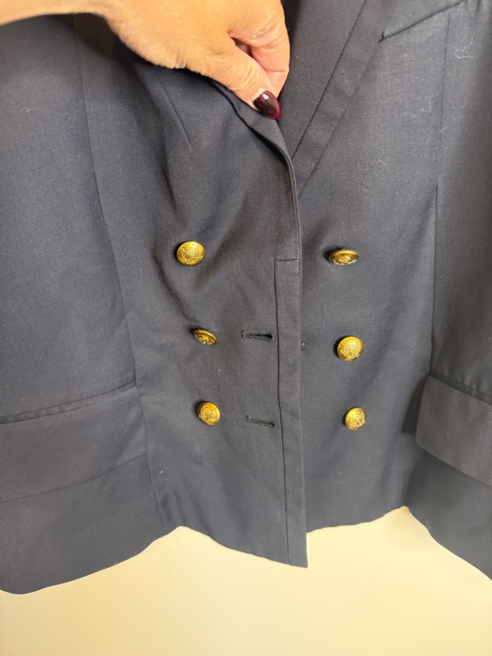 Club Monaco double breasted black blazer size 8 - Picture 4 of 11